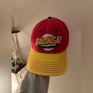 Bazinga Red and Yellow Women's Cap